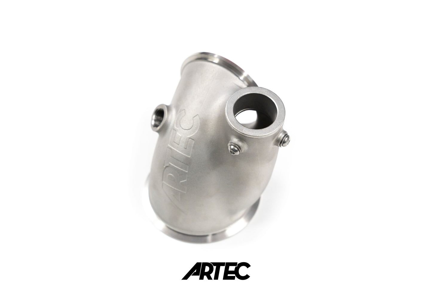 Mitsubishi Evo 4-9 Dump Pipe Adapter for Low Mount V-Band Exhaust Manifold