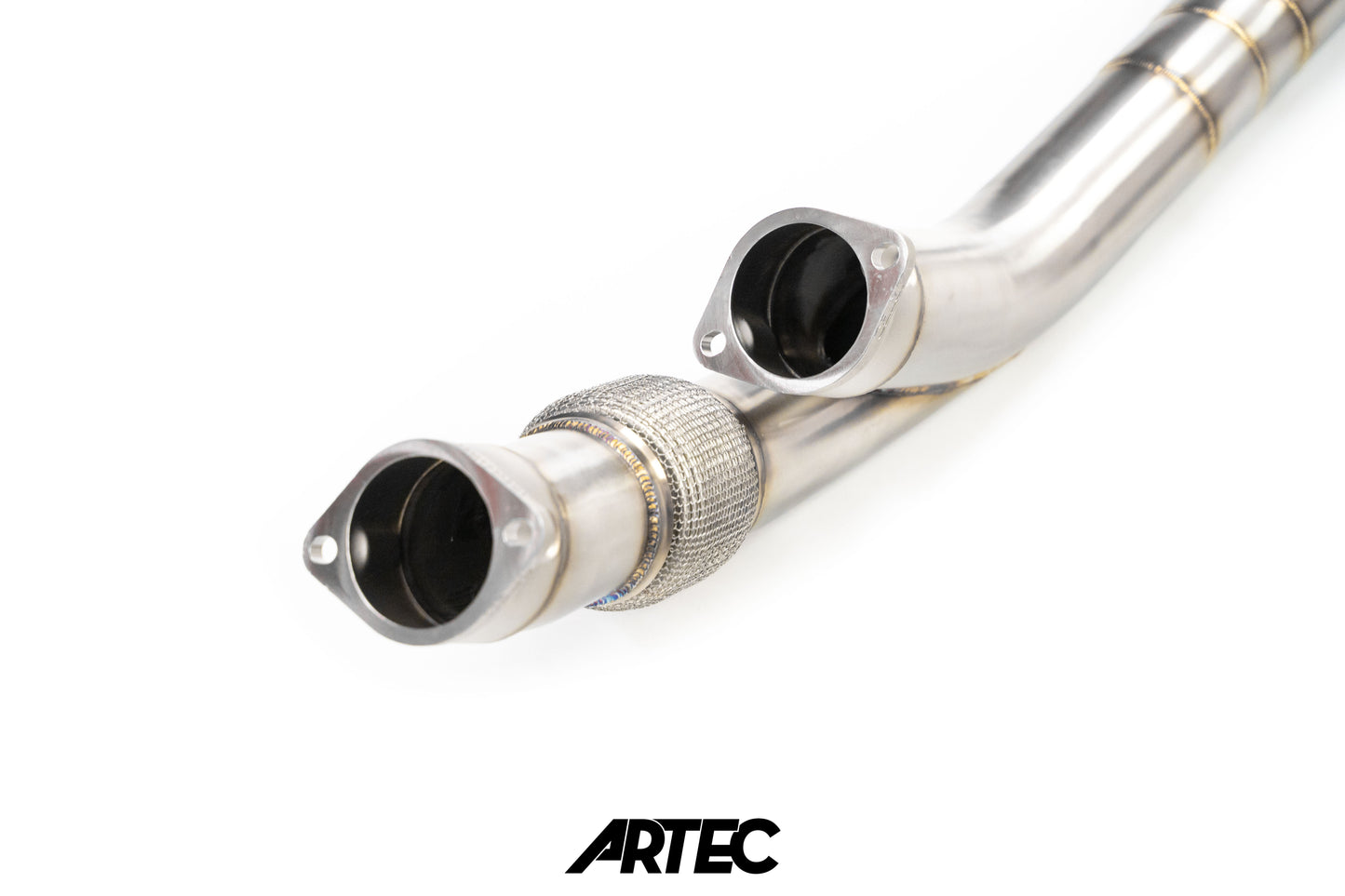 Nissan RB26 Twin 3.5" Stock Frame Front Pipe