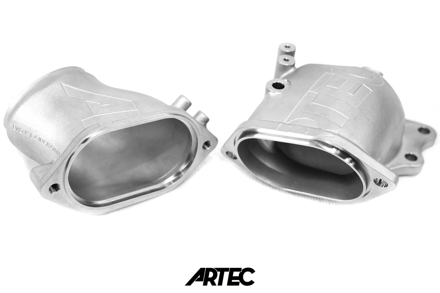 Mitsubishi Evo 10 4B11T 4" Cast Outlet O2 Housing Dump Only